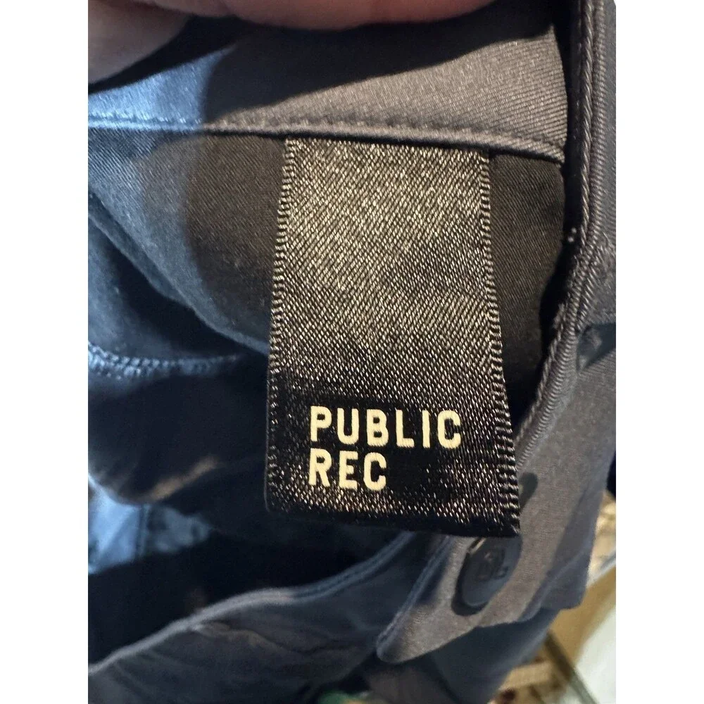 Public Rec Dealmaker Gray Grey 5-Pocket Pant Men 35*34 Performance Comfort NWOT